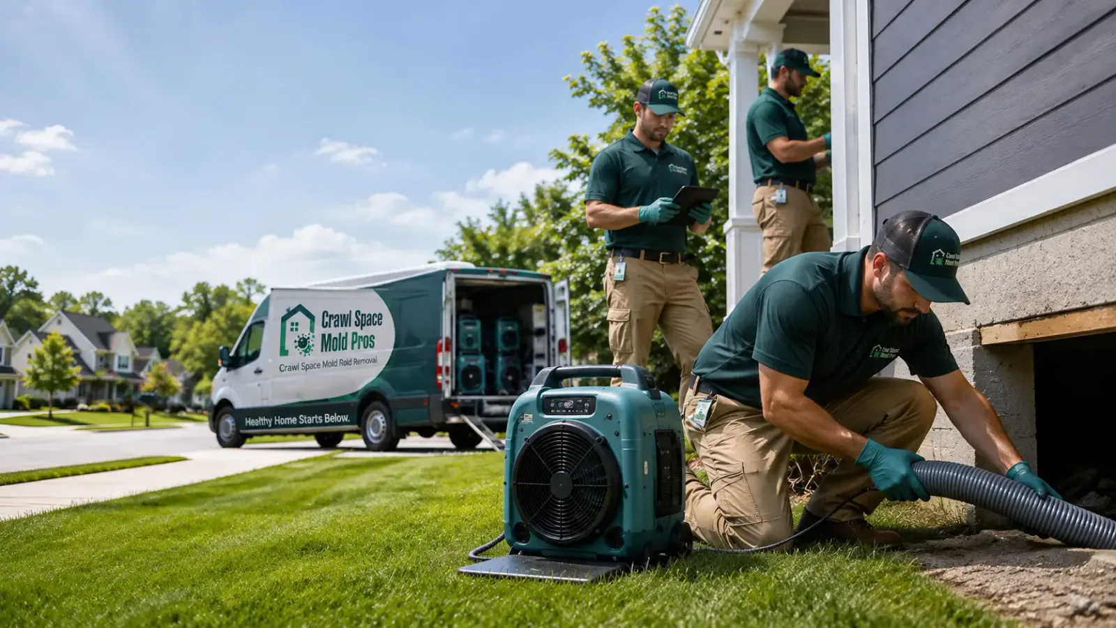 Crawl Space Mold Removal in Livingston, WI